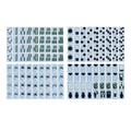 Blue Pavilion Mahjong Set