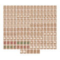 Champagne Celeste Mahjong Set