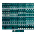 Emerald Aurora Mahjong Set