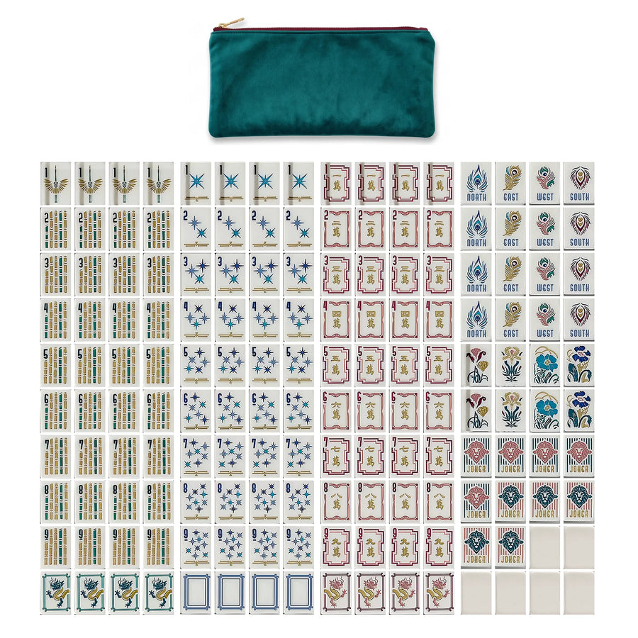 Garnet Royale Mahjong Set