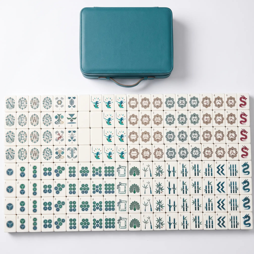 Jade Masquerade Mahjong Set
