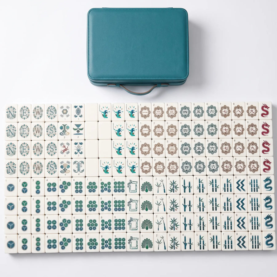 Jade Masquerade Mahjong Set