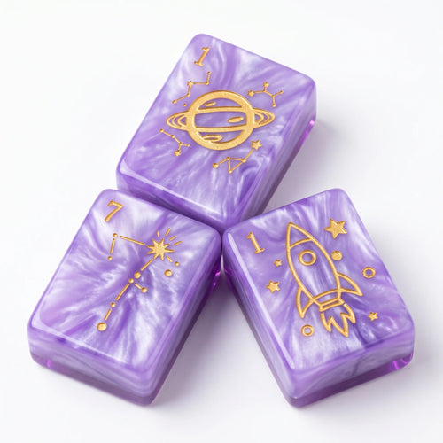 Amethyst Observatory Mahjong Set
