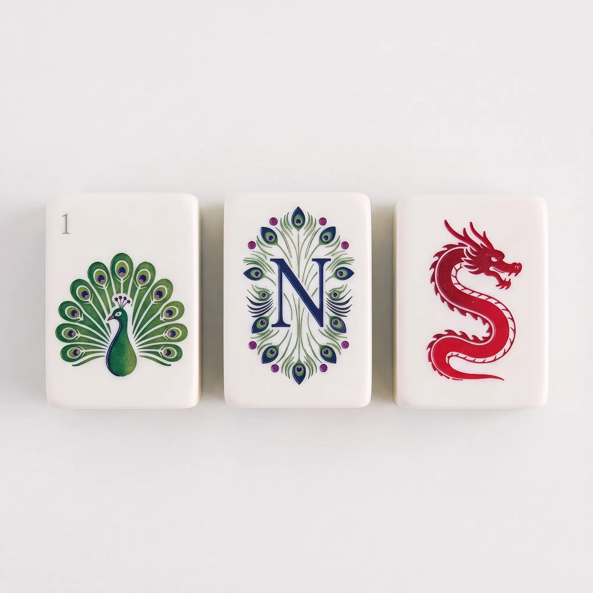 Jade Masquerade Mahjong Set