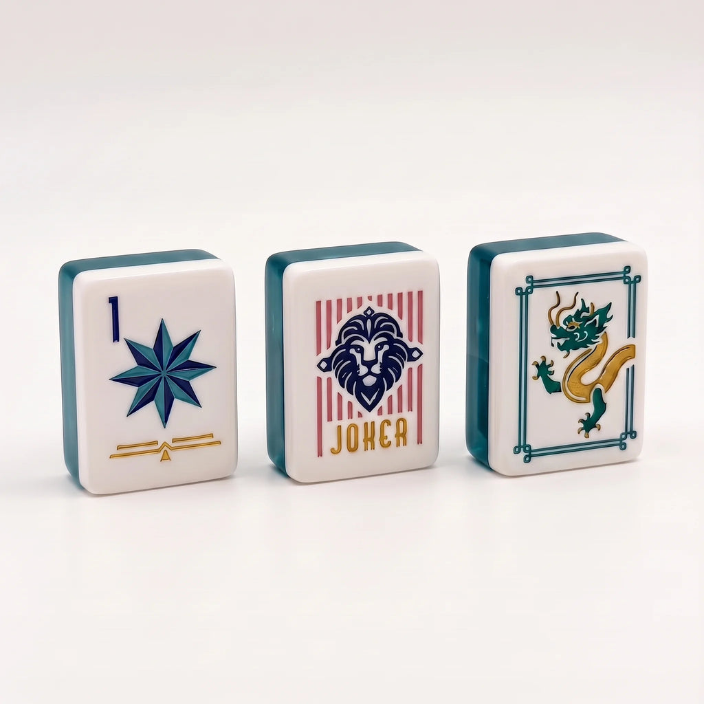 Turquoise Royale Mahjong Set