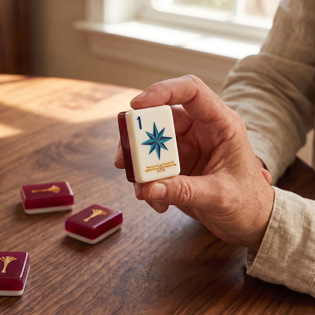 Garnet Royale Mahjong Set