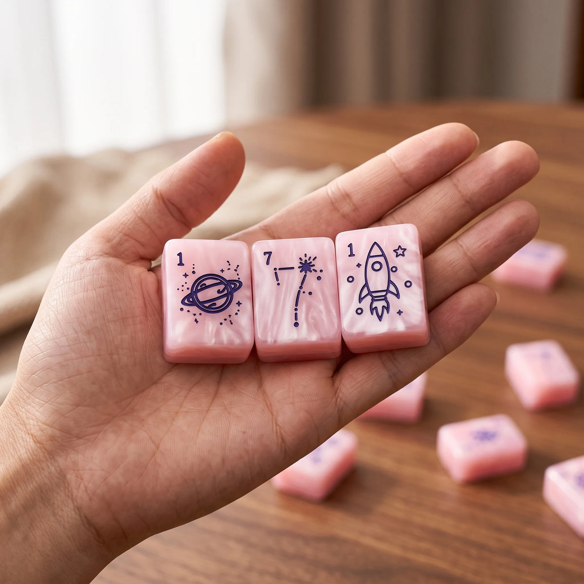 Rose Solstice Mahjong Set