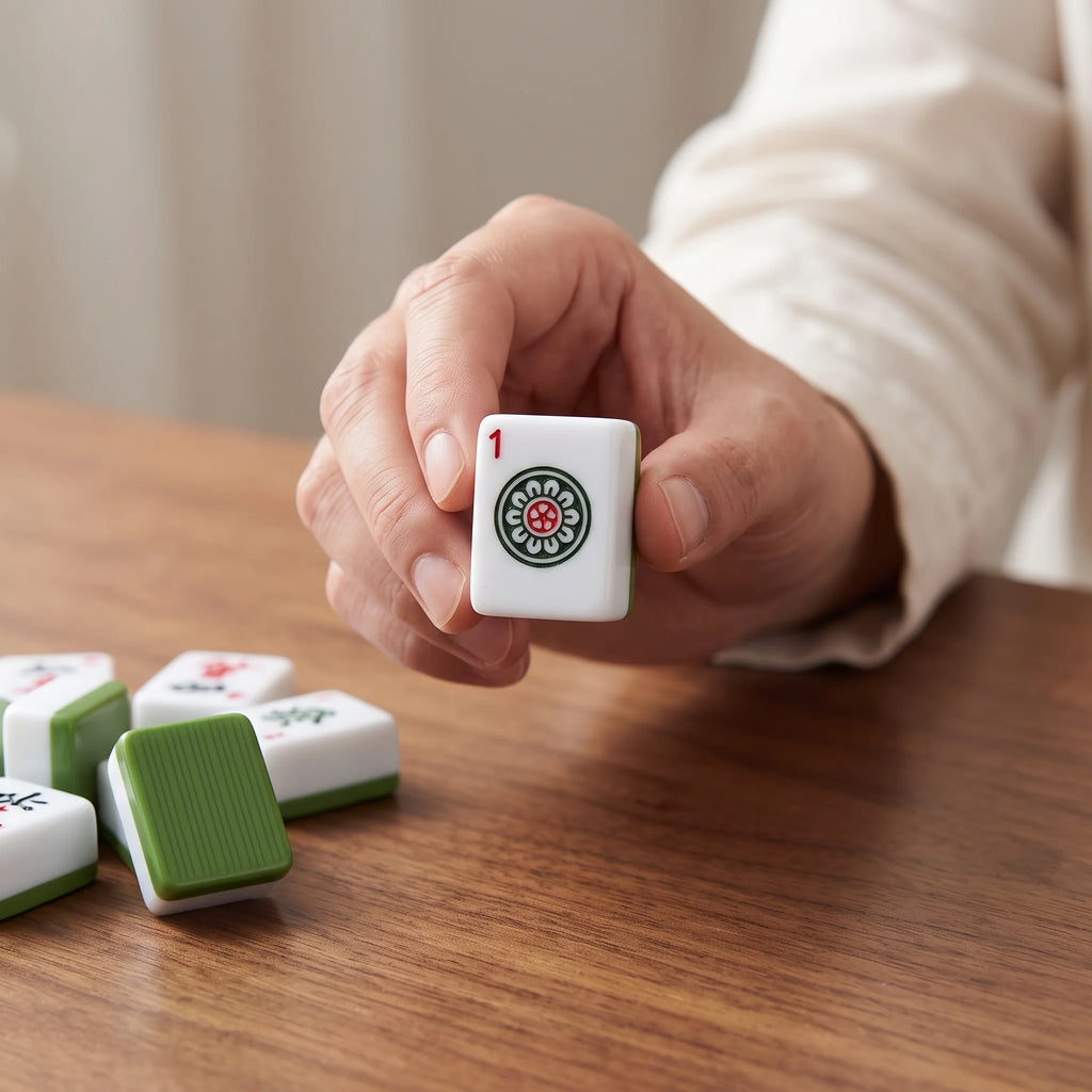 Willow Court Mahjong Set
