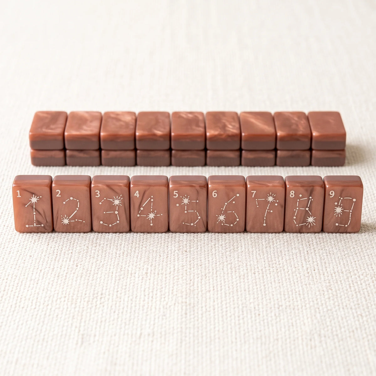 Copper Eclipse Mahjong Set