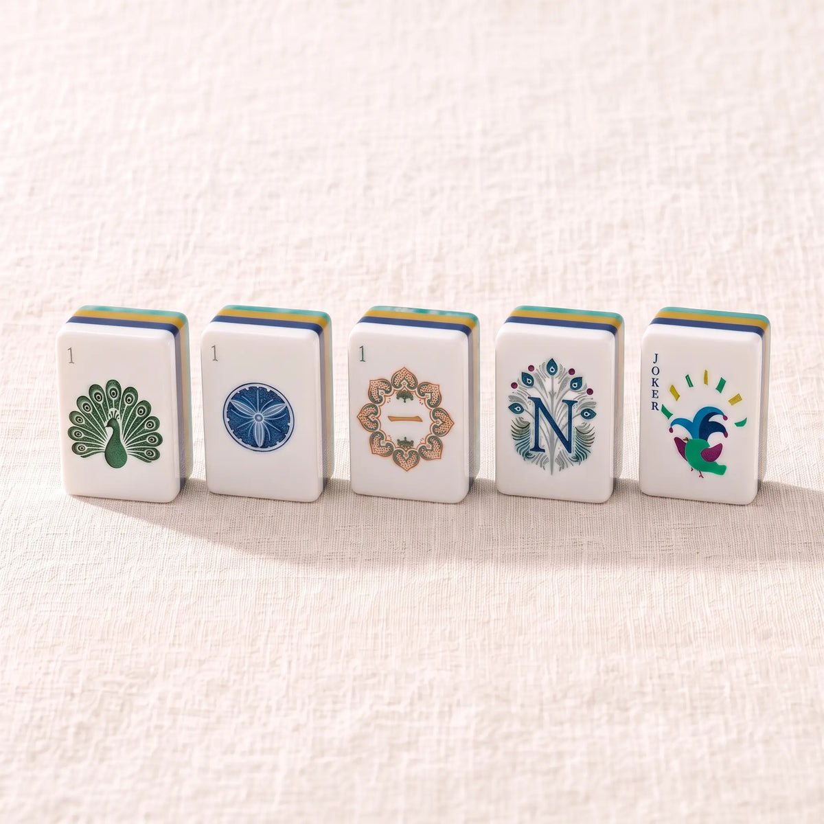 Jade Masquerade Mahjong Set
