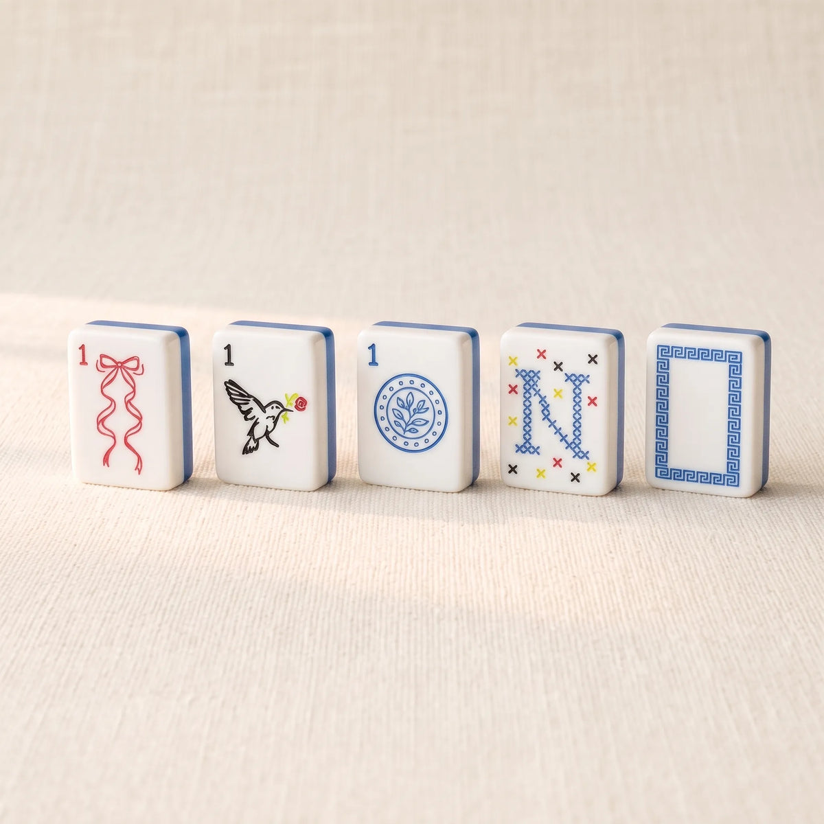 Riviera Ribbons Mahjong Set