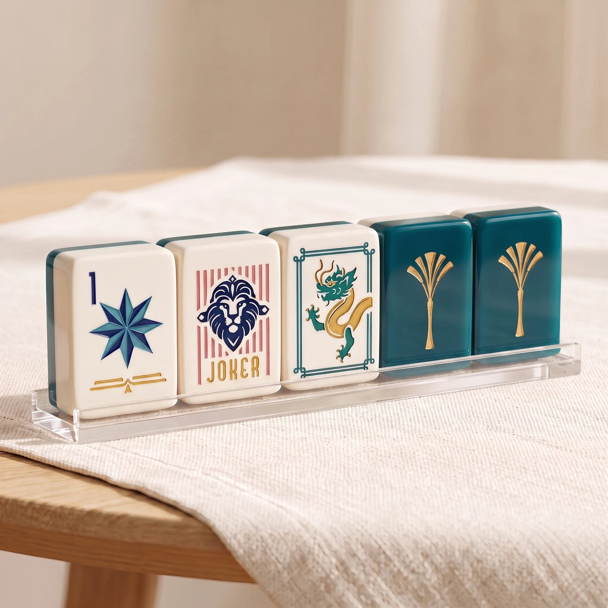 Turquoise Royale Mahjong Set