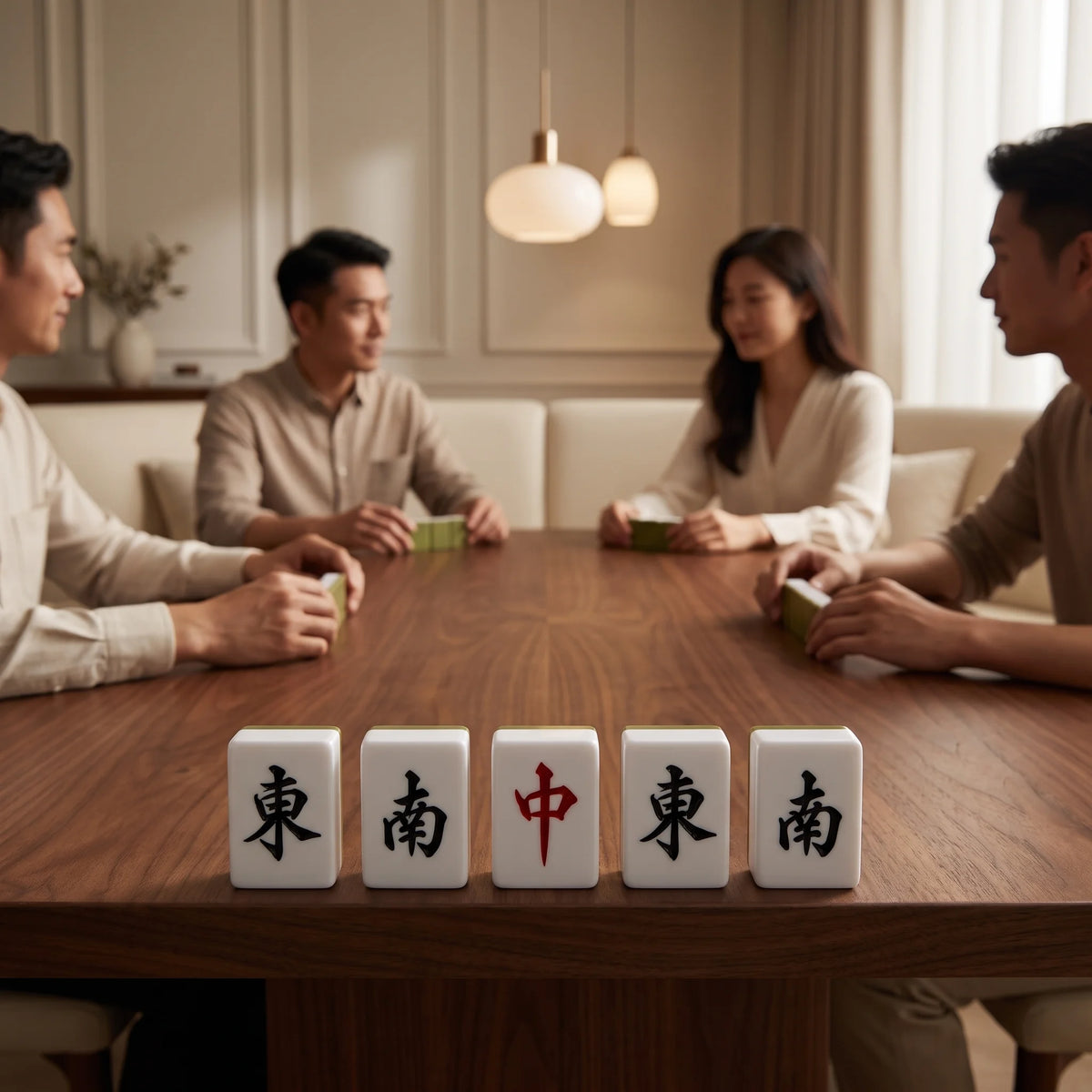 Olive Grove Mahjong Set