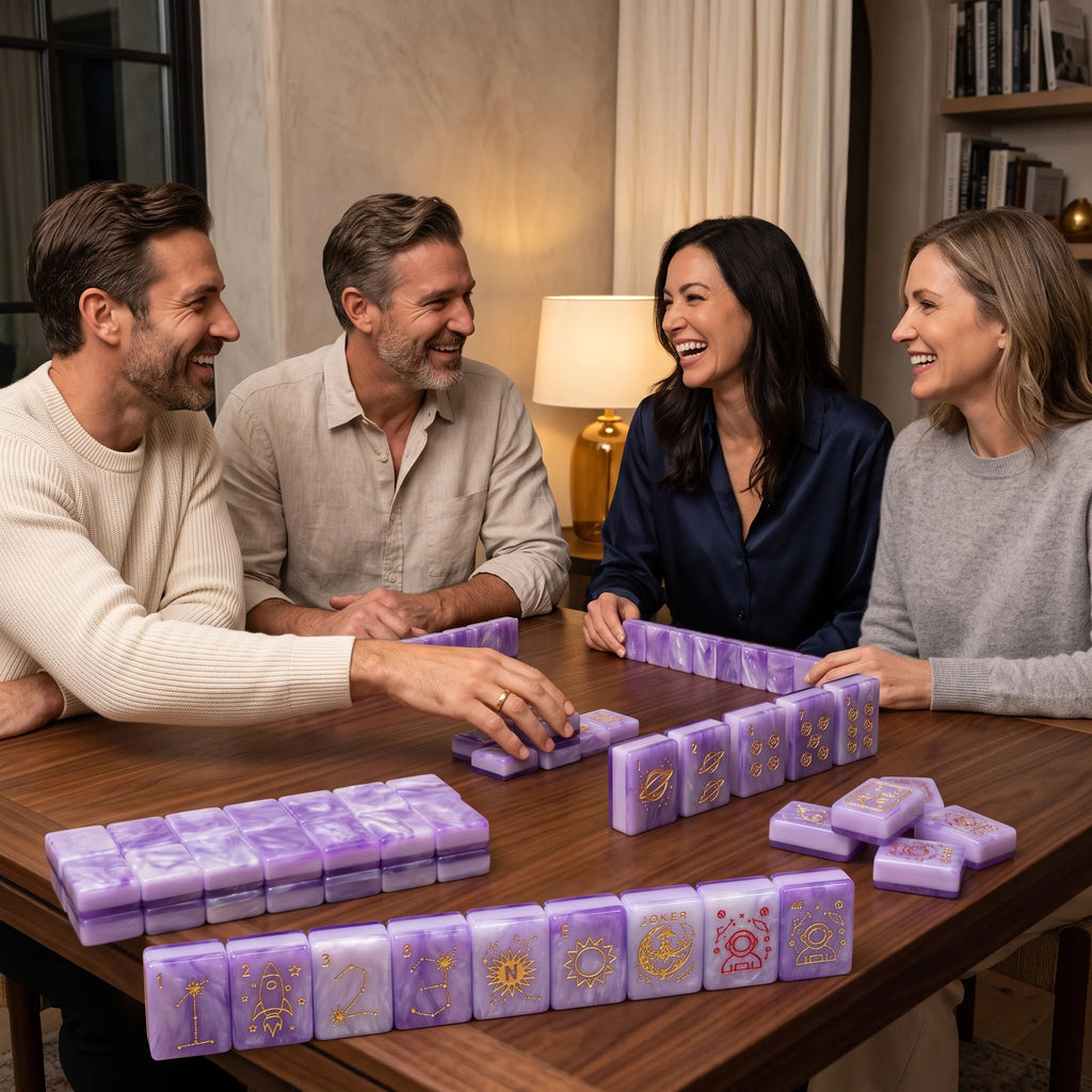 Amethyst Observatory Mahjong Set