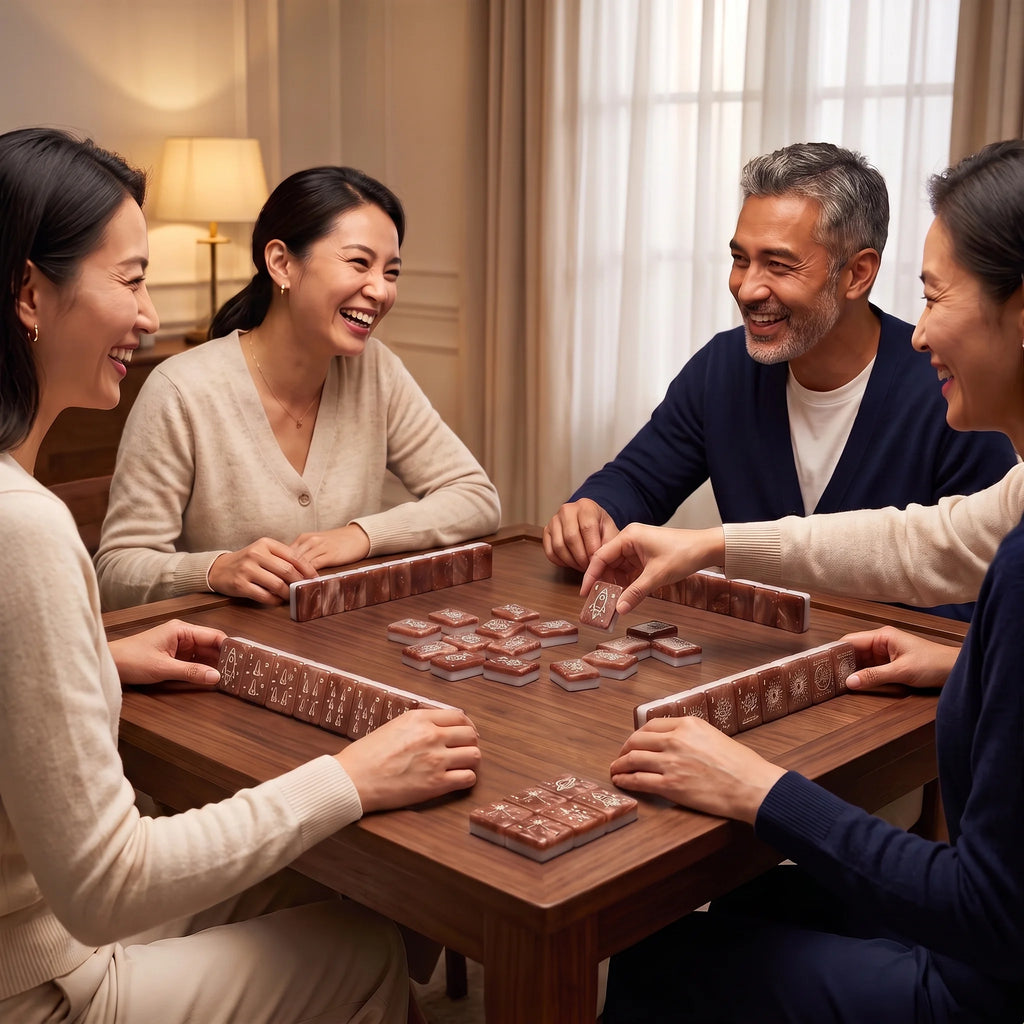Copper Eclipse Mahjong Set