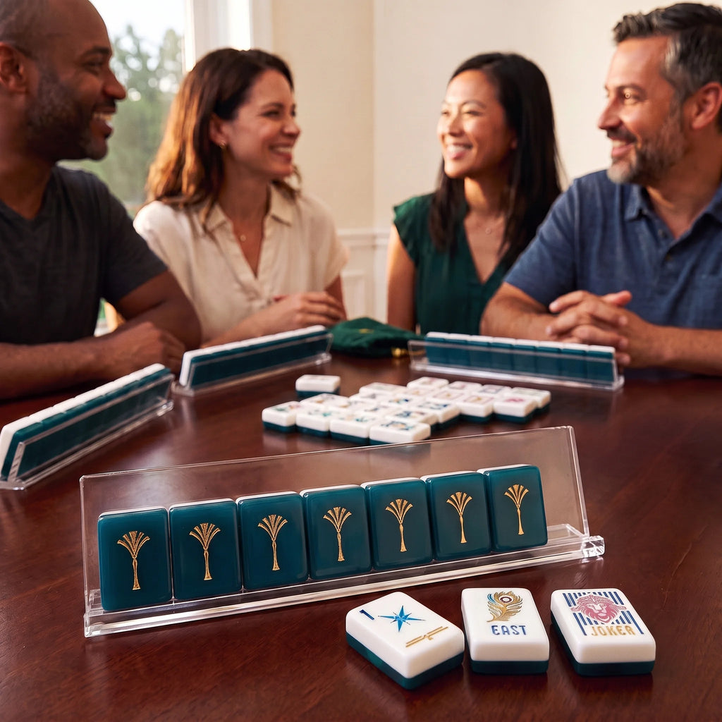 Turquoise Royale Mahjong Set