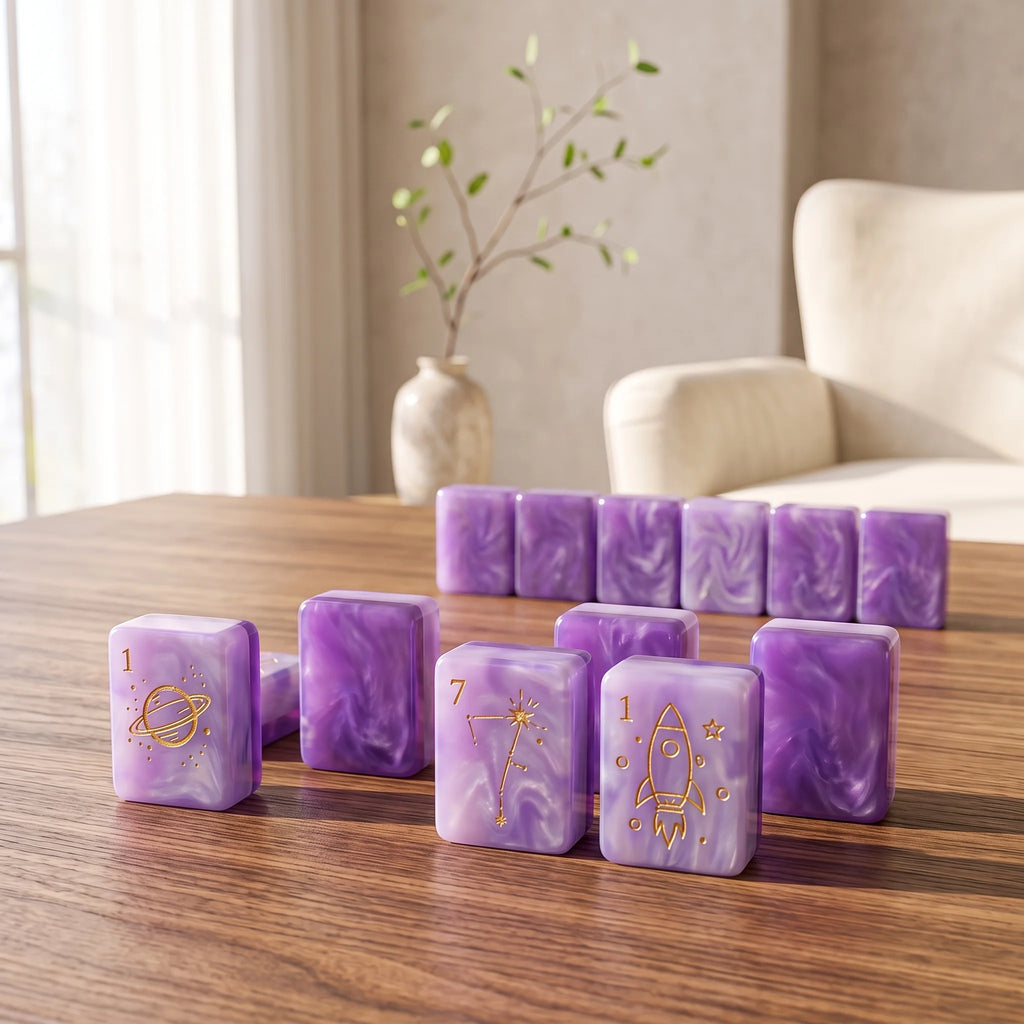 Amethyst Observatory Mahjong Set