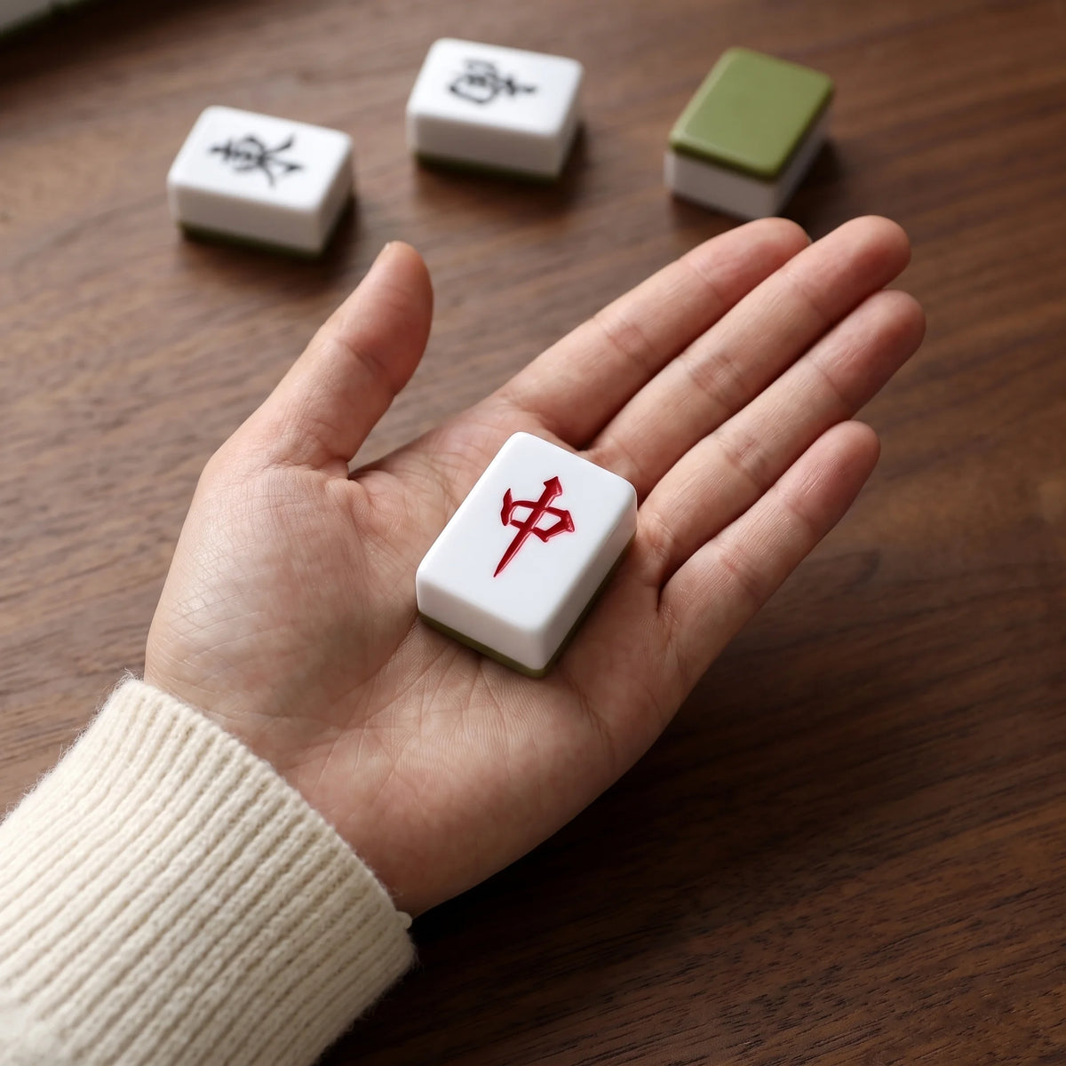 Olive Grove Mahjong Set