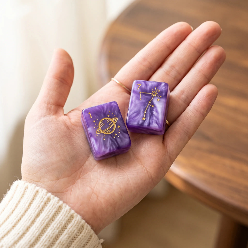 Amethyst Observatory Mahjong Set