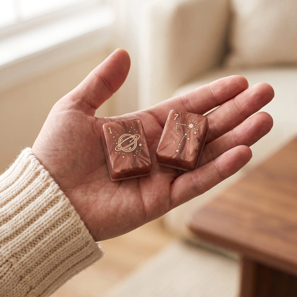 Copper Eclipse Mahjong Set