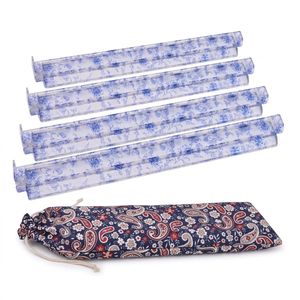 Blue Camellia Mahjong Racks