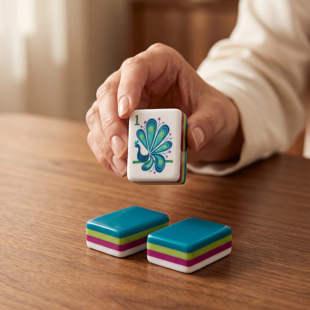 Peacock Gala Mahjong Set