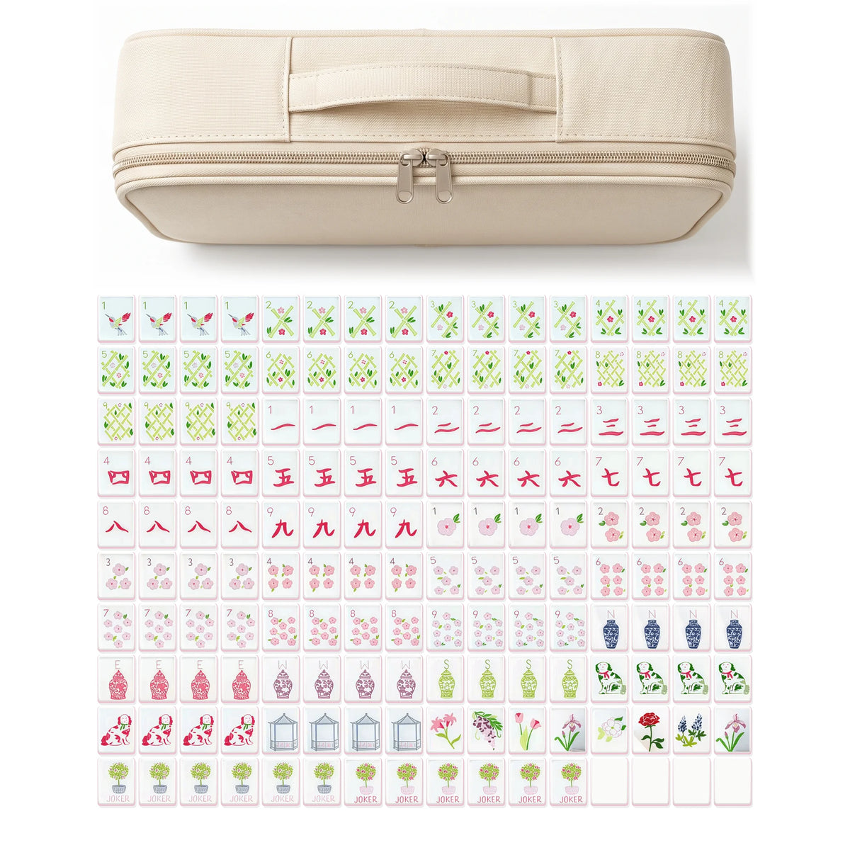 Blush Parlor Mahjong Set