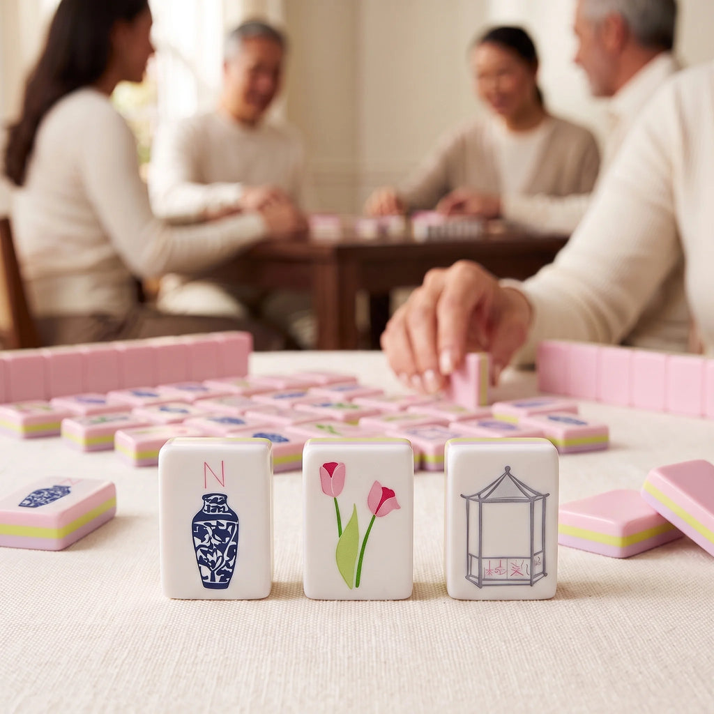 Blush Parlor Mahjong Set