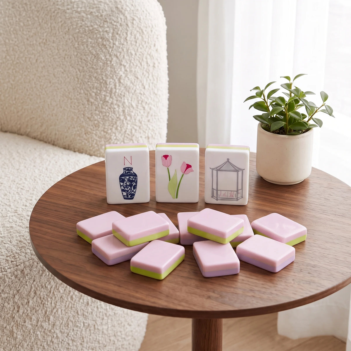 Blush Parlor Mahjong Set
