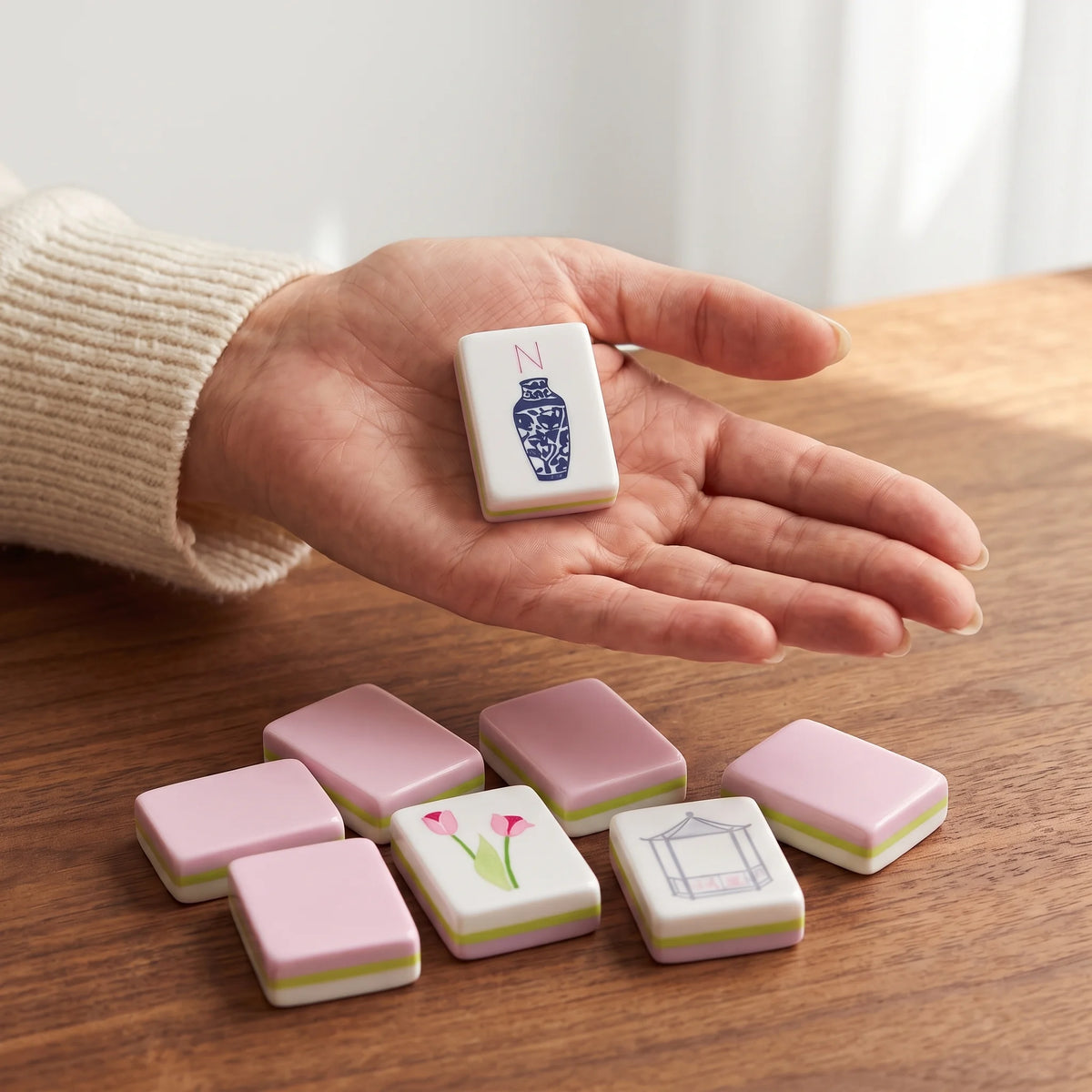 Blush Parlor Mahjong Set