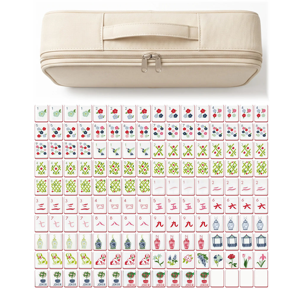 Ruby Conservatory Mahjong Set