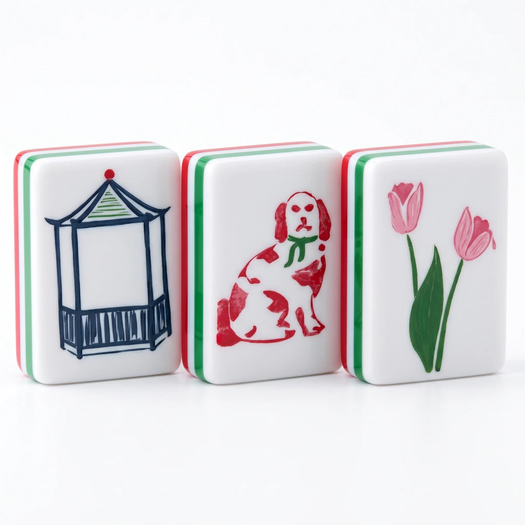 Ruby Conservatory Mahjong Set