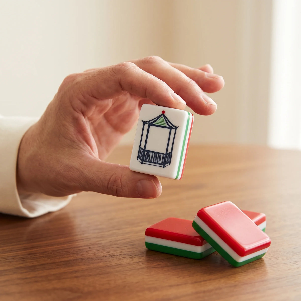 Ruby Conservatory Mahjong Set