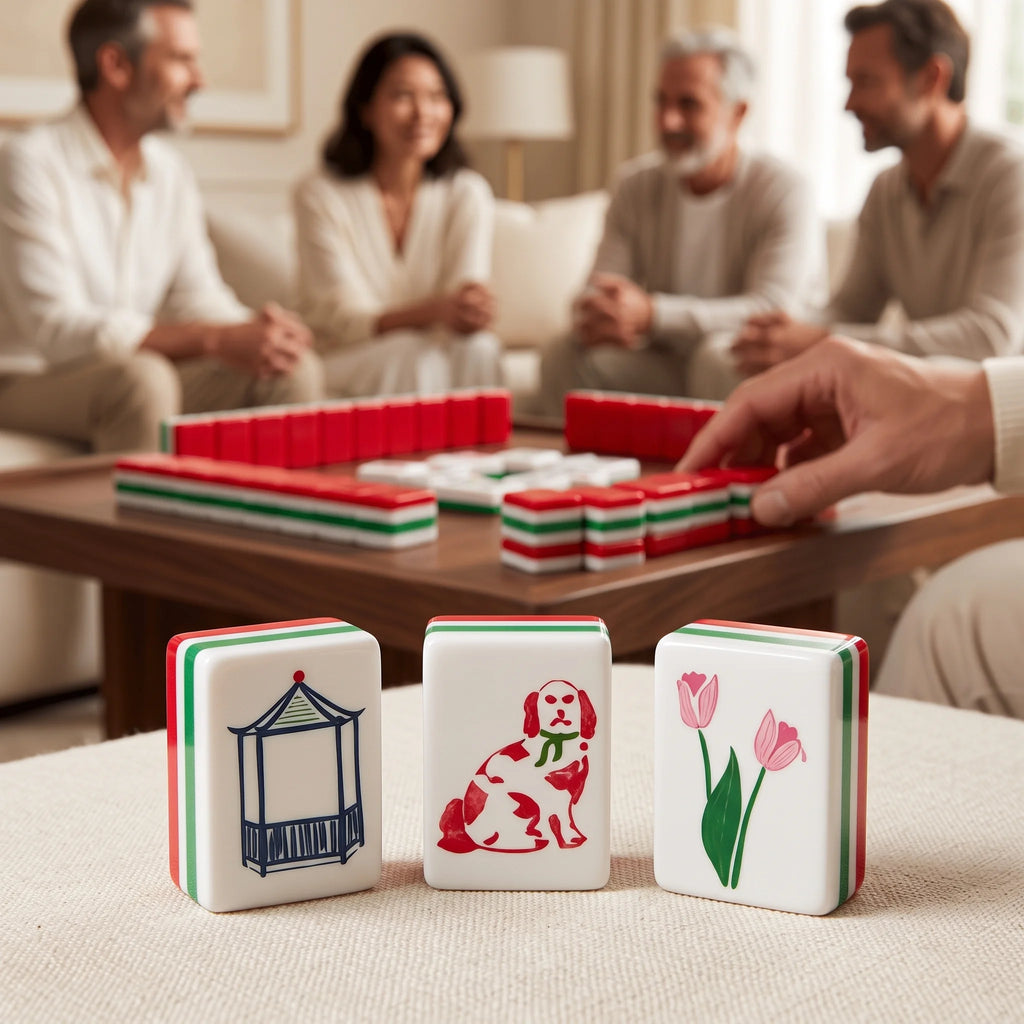 Ruby Conservatory Mahjong Set