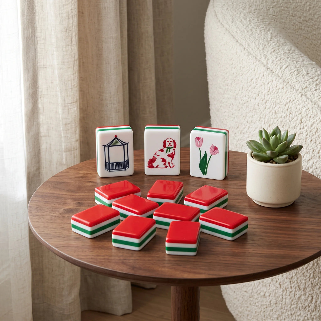 Ruby Conservatory Mahjong Set