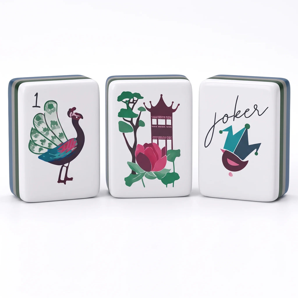 Indigo Pavilion Mahjong Set