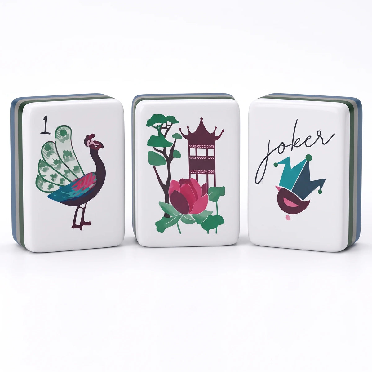 Indigo Pavilion Mahjong Set