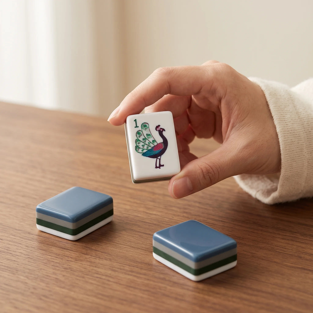 Indigo Pavilion Mahjong Set