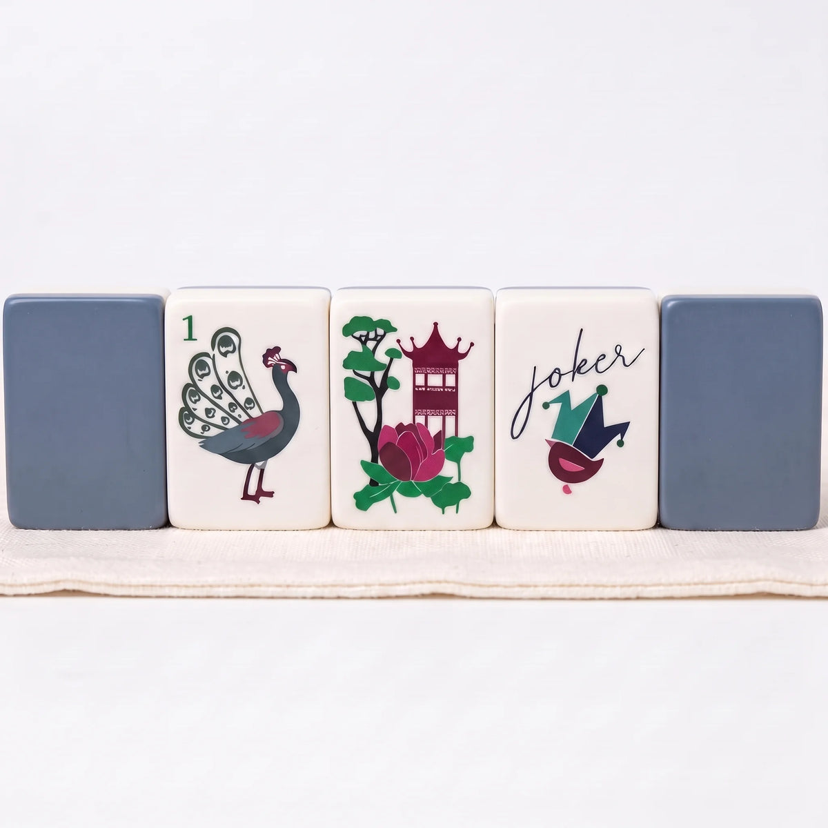 Indigo Pavilion Mahjong Set