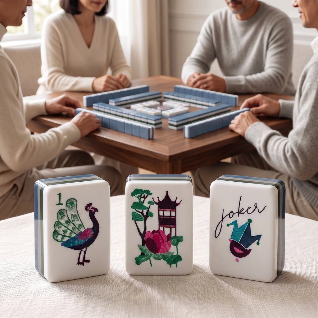 Indigo Pavilion Mahjong Set